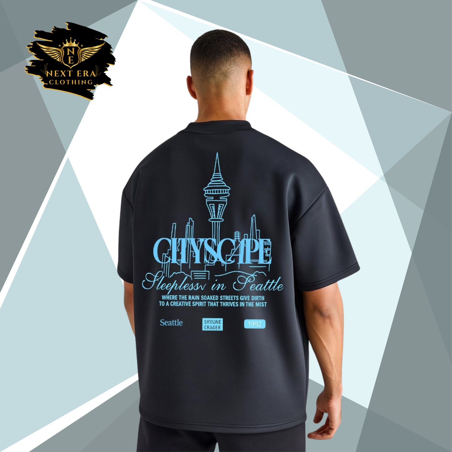 Chase Printed Drop Shoulders