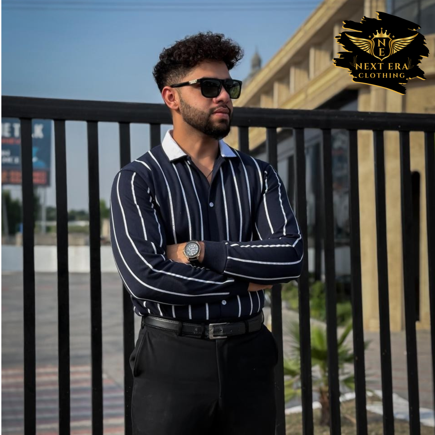 Printed Lining Shirt Style Jacket