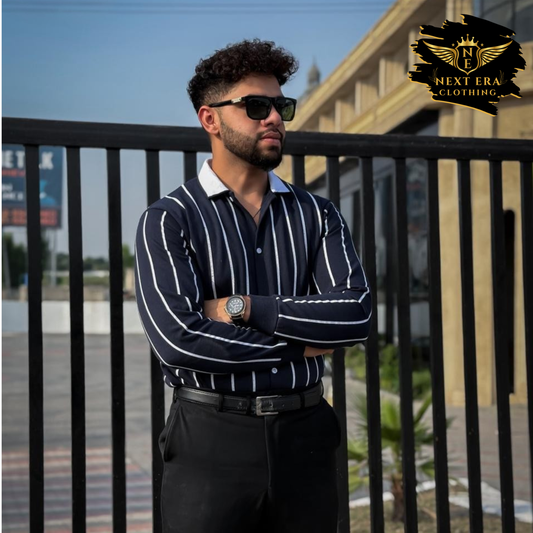 Printed Lining Shirt Style Jacket