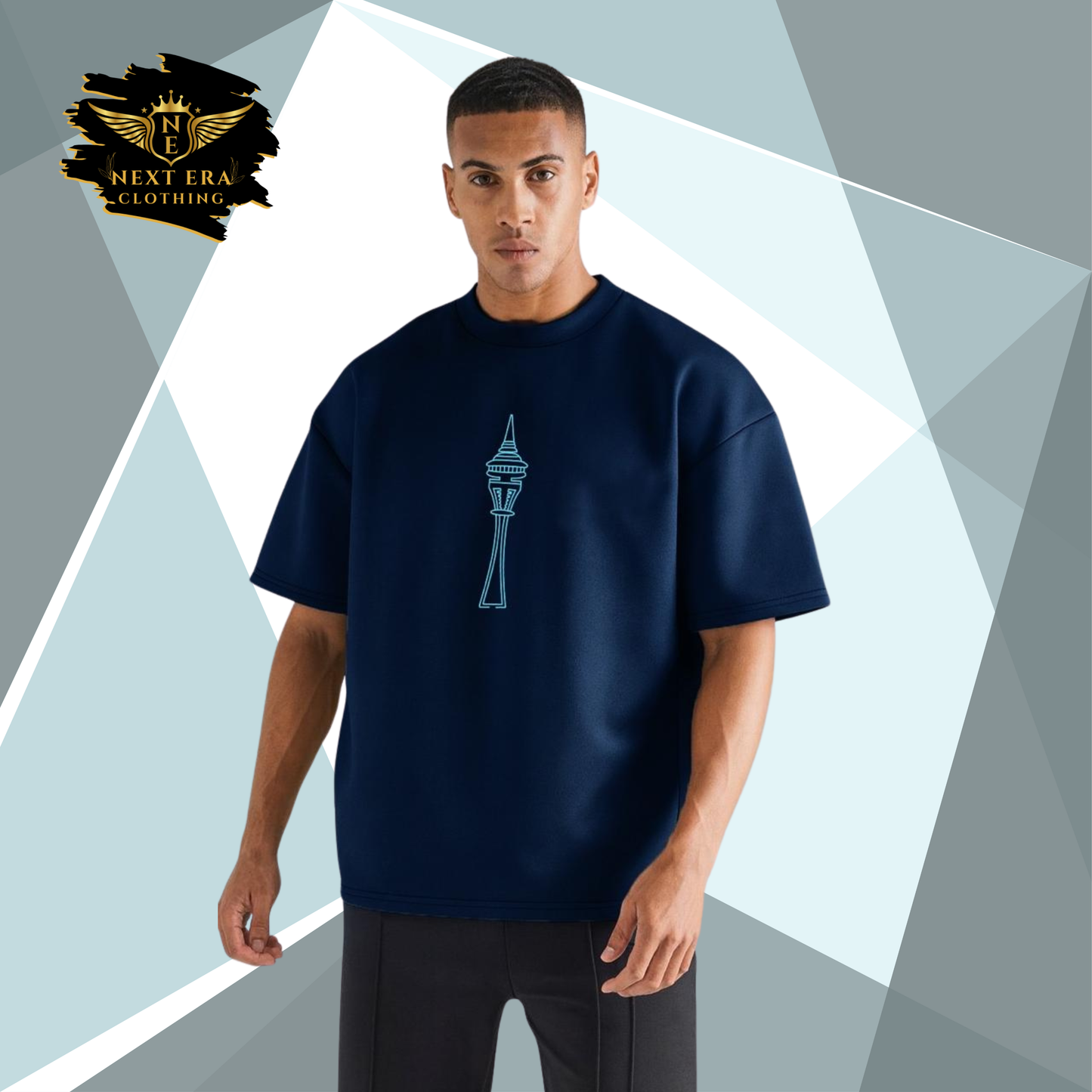 Chase Printed Drop Shoulders