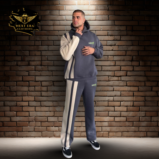 Next Printed Contrast Panel Tracksuit
