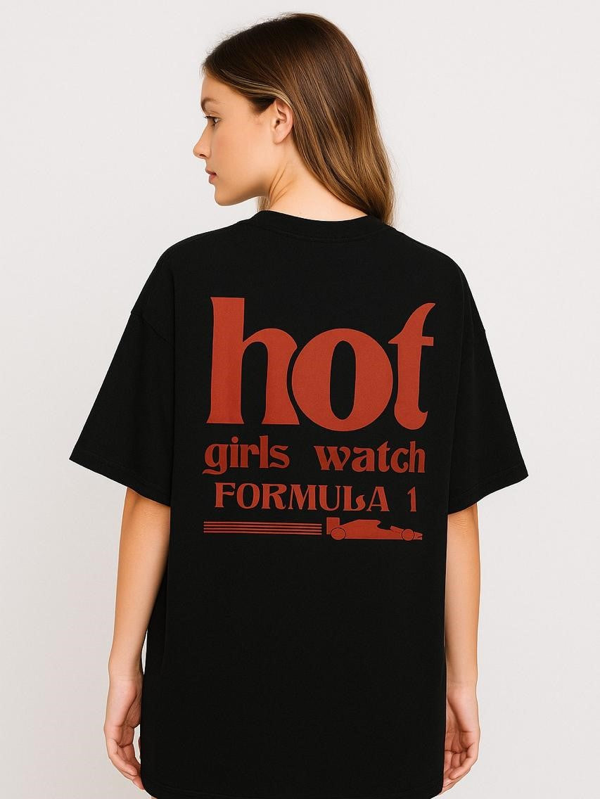 F1 girl Oversized T-Shirt