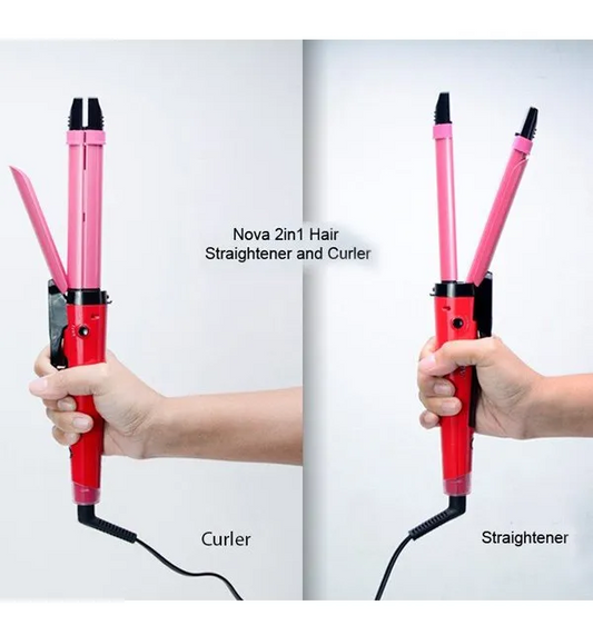 2-in-1 Hair Straightener and Curler