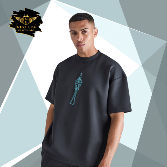 Chase Printed Drop Shoulders